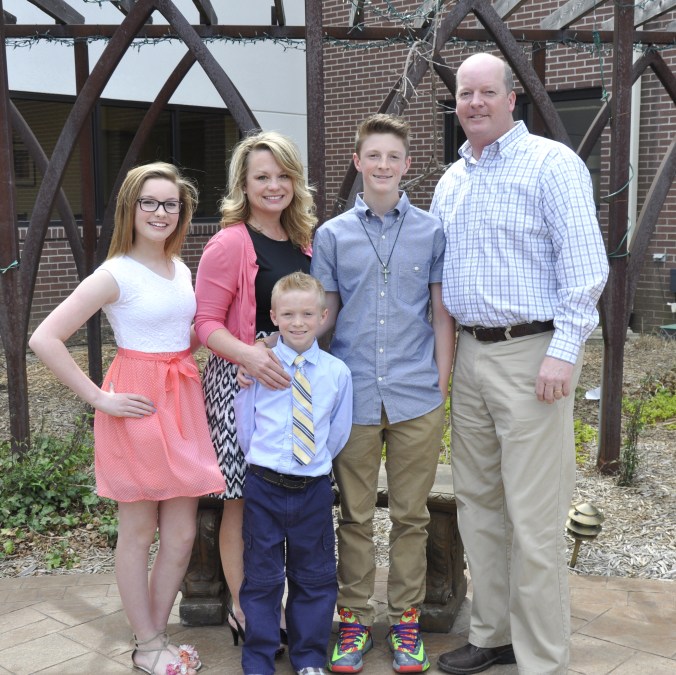 Woods Fam at Easter